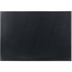Коврик-подкладка настольный для письма (650х450 мм), с прозрачным карманом, черный, BRAUBERG, 236775, 236775