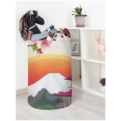 Корзина для игрушек JoyArty "Японские горы" 40x60 см