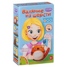 Набор для творчества BONDIBON "Валяние из шерсти" котейка (ВВ1573)