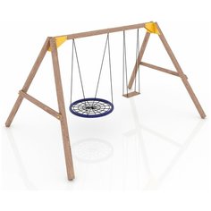 Качели детские Моя Горка "Флори-3", гнездо 100 см