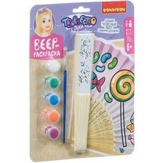 BONDIBON Набор для творчества Веер раскраска Сладости (ВВ3964) 5 шт.