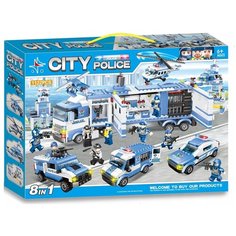 Конструктор LX City police A322 Полицейская фура, 1122 дет.