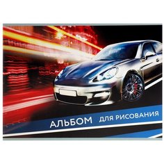 Альбом для рисования Calligrata Ночной город 20 х 29 см (A4), 100 г/м², 20 л. разноцветный