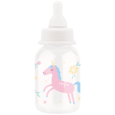 Lubby бутылочка для кормления Just lubby 27989, 125 мл, с рождения, прозрачный