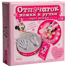 Сима-ленд Набор для творчества, Отпечаток ручки и ножки вашей малышки, Минни Маус 1246586