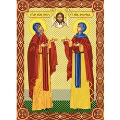 Набор для вышивания СК №01 9007 Свв. Блгвв. Князь Петр и Кн. Февронья 17 х 23 см Nova Sloboda