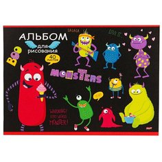 Альбом для рисования Монстрики, А4, 40л Profit