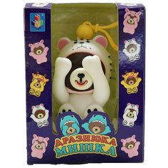 Фигурка 1Toy Мишка-дразнюка, показывающий язык и опускающий лапы, 6*10 см (тхТ14726)