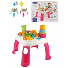 Развивающий столик-сортер Радуга, 13 предметов, свет, звук, эл. пит. ААА*2 не вх. в комплект, в ассорт. Наша Игрушка