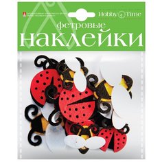 Декоративные наклейки из фетра. Божьи коровки (2 вида) Альт