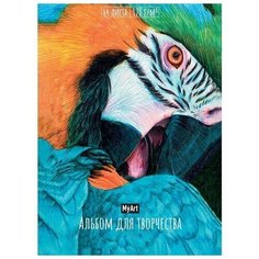 Альбом Проф-Пресс Скетчбук My Art Попугай 64 листа