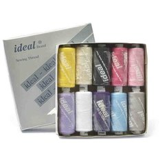 Набор ниток iDeal 40/2 366m 10шт Mix C 40/2. IDEAL. АССОРТИ4