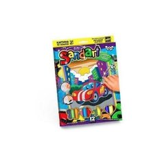 Фреска из песка Sand Art Машинка Danko Toys