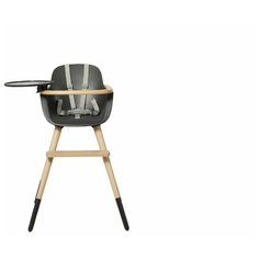Стул Micuna OVO ORIGINAL PLUS TIMBER (natural wax/anthracite) полипропиленовые ремни grey