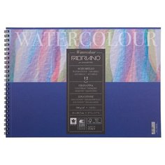 Альбом для акварели Fabriano Watercolour Studio 300г/м. кв 21x29,7см Фин 12 листов спираль по короткой стороне