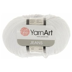 Пряжа "Jeans" 55% хлопок, 45% акрил 160м/50гр (62 отбелка) 2497555 Yarn Art