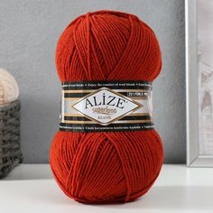 ALIZE Пряжа "Superlana Klasik" 25% шерсть, 75% акрил 280м/100гр (36 керамика)