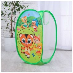 Корзина для игрушек «Тигрёнок и друзья» 57х34х34 см нет бренда
