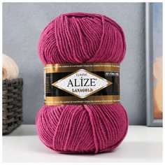 Пряжа "Lanagold" 51% акрил, 49% шерсть 240м/100гр (440) Alize