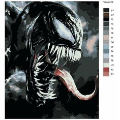 Картина по номерам "Веном", 40х50 см Brushes Paints
