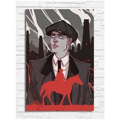 Картина по номерам на холсте сериал Острые козырьки (Томас шелби) - 8827 В 20x30