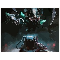 Картина по номерам на холсте настольная игра Nemesis Немезис - 6912 Г 30x40