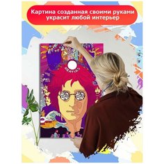 Картина по номерам Музыка Beatles Джон Леннон - 7485 В 60x40