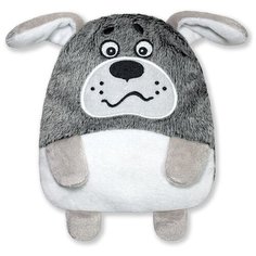 Плюшевая игрушка - грелка с вишневыми косточками для новорожденных Штучки, к которым тянутся ручки Пузики собачка, 0+