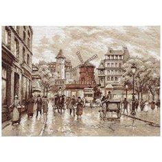 Набор для вышивания "Париж. Мулен Руж", 27x37,5 см, PANNA