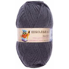 Пряжа Пехорский текстиль "Школьная" 100% акрил, 150 м/50 г, 393 Светлый моренго - 1 шт Пехорка