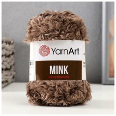 Пряжа "Mink" 100% полиамид 75м/50гр (332 какао)./ В упаковке: 1 Yarn Art