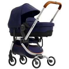 Коляска универсальная 2в1 Mima Zigi Midnight Blue с дождевиком и сумкой для мамы