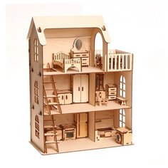 Конструктор «Дом с мебелью» маленький Polly