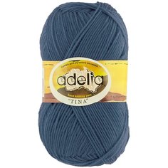 Пряжа ADELIA "TINA" 100% акрил 5 шт.х100г 308м №106 серый