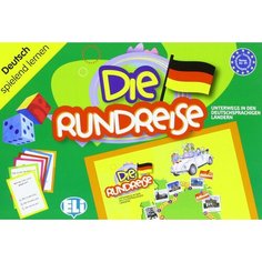 DIE RUNDREISE (A2-B1) / Обучающая игра на немецком языке "Путешествие по Германии" ELI