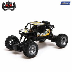 Машинка Джип радиоуправляемый MONSTER TRUCK, 1:18, работает от аккумулятора, цвет жёлтый Enkara