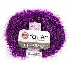 Пряжа Yarnart Christmas темно-сиреневый (35), 100%полиамид, 142м, 50г, 1шт