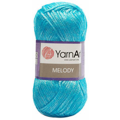 Пряжа Yarnart Melody бирюзовый (893), 9%шерсть/21%акрил/70%полиамид, 230м, 100г, 1шт