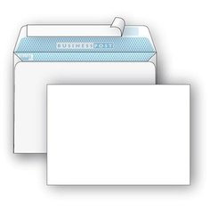 Конверт почтовый C5 Packpost BusinessPost (162x229, 90г, стрип) белый, 50шт.