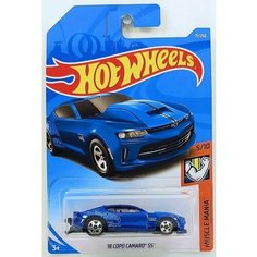 Машинка Hot Wheels коллекционная (оригинал) 18 COPO CAMARO SS синий FYF89
