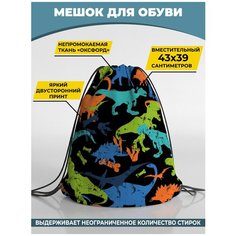Мешок для сменной обуви Homepick 38х42м DinoА40/1030/