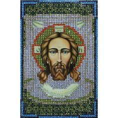 Алмазная мозаика Икона Вседержитель 17x21 см. PSP