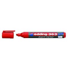 Маркер для доски Edding 363/002, 1-5мм, скошенный, красный