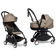 Коляска 2 в 1 BabyZen (Бэбизен) YOYO2 Bassinet Taupe рама черная