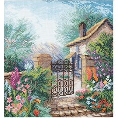 Набор для вышивания Crystal Art арт.BT-241 Цветущий сад 22.5x24.5 см