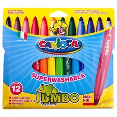 Фломастеры Carioca "Jumbo", 12 цветов