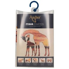 Набор для вышивания крестом Жирафы в саванне 5678-5042, 26x20 см см. Anchor
