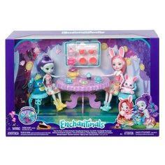 Игровой набор Mattel Enchantimals "Чаепитие Пэттер Павлины и Бри Кроли"