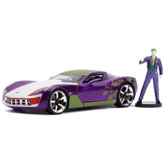 Машина Корвет с фигуркой Джокера Joker Corvette Stingray (1:24) Jada Toys