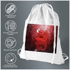 Сумка для обуви CoolPodarok Сильный бык